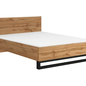 Eden Hout en Zwart Bed 140×200 inclusief lattenbodem Eden Hout en Zwart Bed 140×200 inclusief lattenbodem