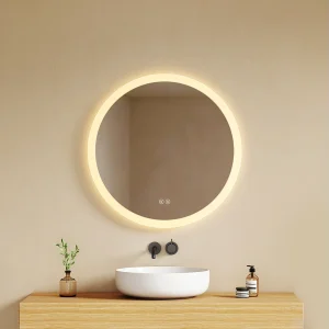 EMKE Ronde LED badkamerspiegel met anti-condens 60 cm EMKE Ronde LED badkamerspiegel met anti-condens 60 cm