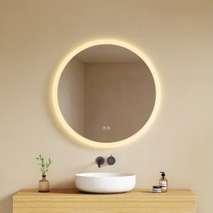 EMKE Ronde LED badkamerspiegel met anti-condens 70 cm EMKE Ronde LED badkamerspiegel met anti-condens 70 cm