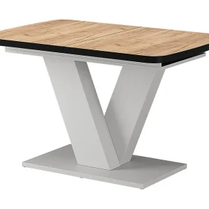 Eettafel zwart/wit 120x80x77.4 fenaro Eettafel zwart/wit 120x80x77.4 fenaro