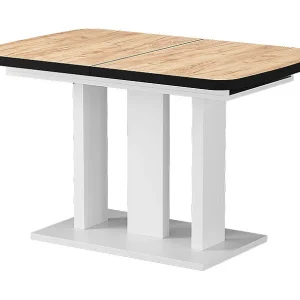 Eettafel eik goud/wit 120x80x77.3 fenaro Eettafel eik goud/wit 120x80x77.3 fenaro