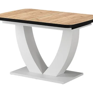 Eettafel eik goud/wit 120x80x77.4 fenaro Eettafel eik goud/wit 120x80x77.4 fenaro
