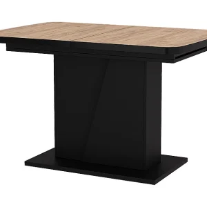 Eettafel goldkraft eik/zwart 120x80x77.3 fenaro
