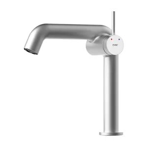 EMKE design wastafelkraan mengkraan messing keramisch binnenwerk chroom H.22,2 cm EMKE design wastafelkraan mengkraan messing keramisch binnenwerk chroom H.22,2 cm
