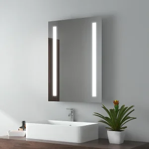 EMKE LED badkamerspiegel 50×70 cm met verlichting koud wit wandspiegel IP44 EMKE LED badkamerspiegel 50×70 cm met verlichting koud wit wandspiegel IP44