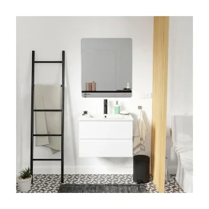 Enkele unit + wastafel + kraan + spiegel SORRENTO