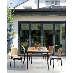 Set van 4 eetkamerstoelen PLOSE Beige