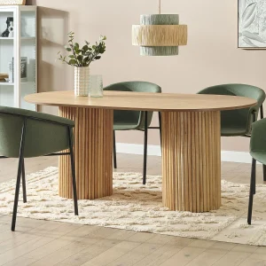 Eettafel SHERIDAN Natuurlijk essenhout 180 cm 100 cm Eettafel SHERIDAN Natuurlijk essenhout 180 cm 100 cm