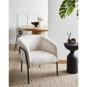 Fauteuil KROSSEN Stof Lichtbeige Fauteuil KROSSEN Stof Lichtbeige