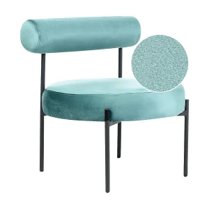 Fauteuil fluweel groen ALPHA Fauteuil fluweel groen ALPHA