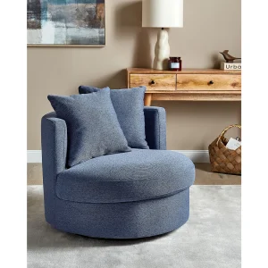 Fauteuil stof blauw DALBY Fauteuil stof blauw DALBY