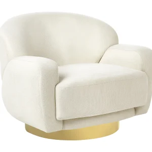 Fauteuil LEJRE Stof Lichtbeige