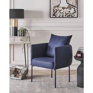 Fauteuil MALMOS Stof Donkerblauw Fauteuil MALMOS Stof Donkerblauw