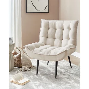 Fauteuil ALVESTA Stof Lichtbeige Fauteuil ALVESTA Stof Lichtbeige