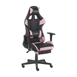 Gamestoel Zwart en Roze VICTORY Gamestoel Zwart en Roze VICTORY