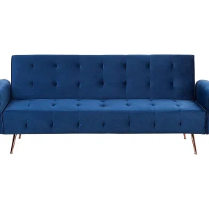 Driezitsbank fluweel marineblauw SELNES Driezitsbank fluweel marineblauw SELNES
