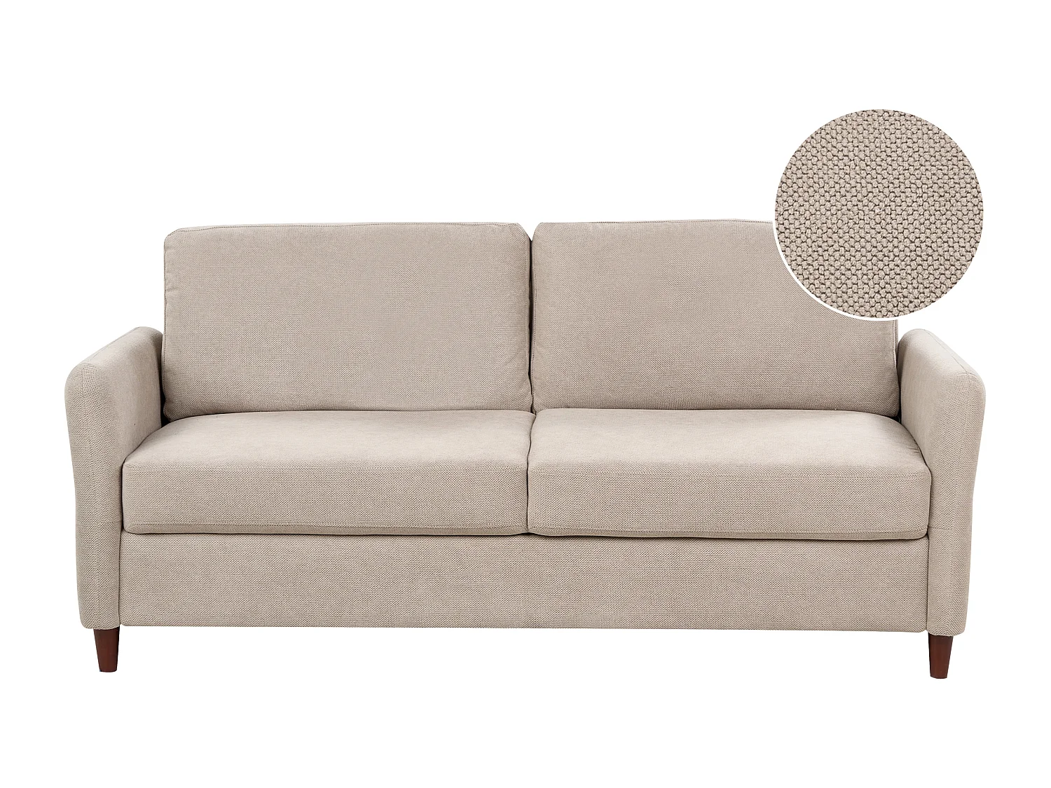 Driezitsbank met opbergruimte corduroy taupe MARE