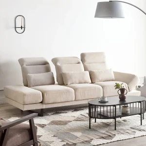 IKAST Stof Beige 3-zitter IKAST Stof Beige 3-zitter