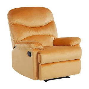 Fauteuil fluweel geel ESLOV Fauteuil fluweel geel ESLOV
