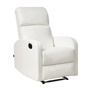 Fauteuil kunstleer wit VIRRAT Fauteuil kunstleer wit VIRRAT
