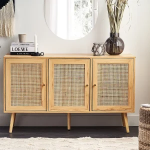 Kast PEROTE Rotan Lichtbruin