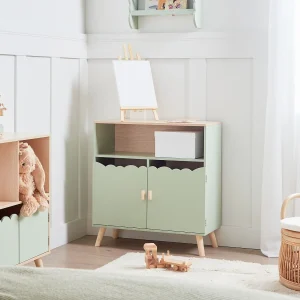 Kast LACKEY Bewerkt hout Lichtgroen Kast LACKEY Bewerkt hout Lichtgroen