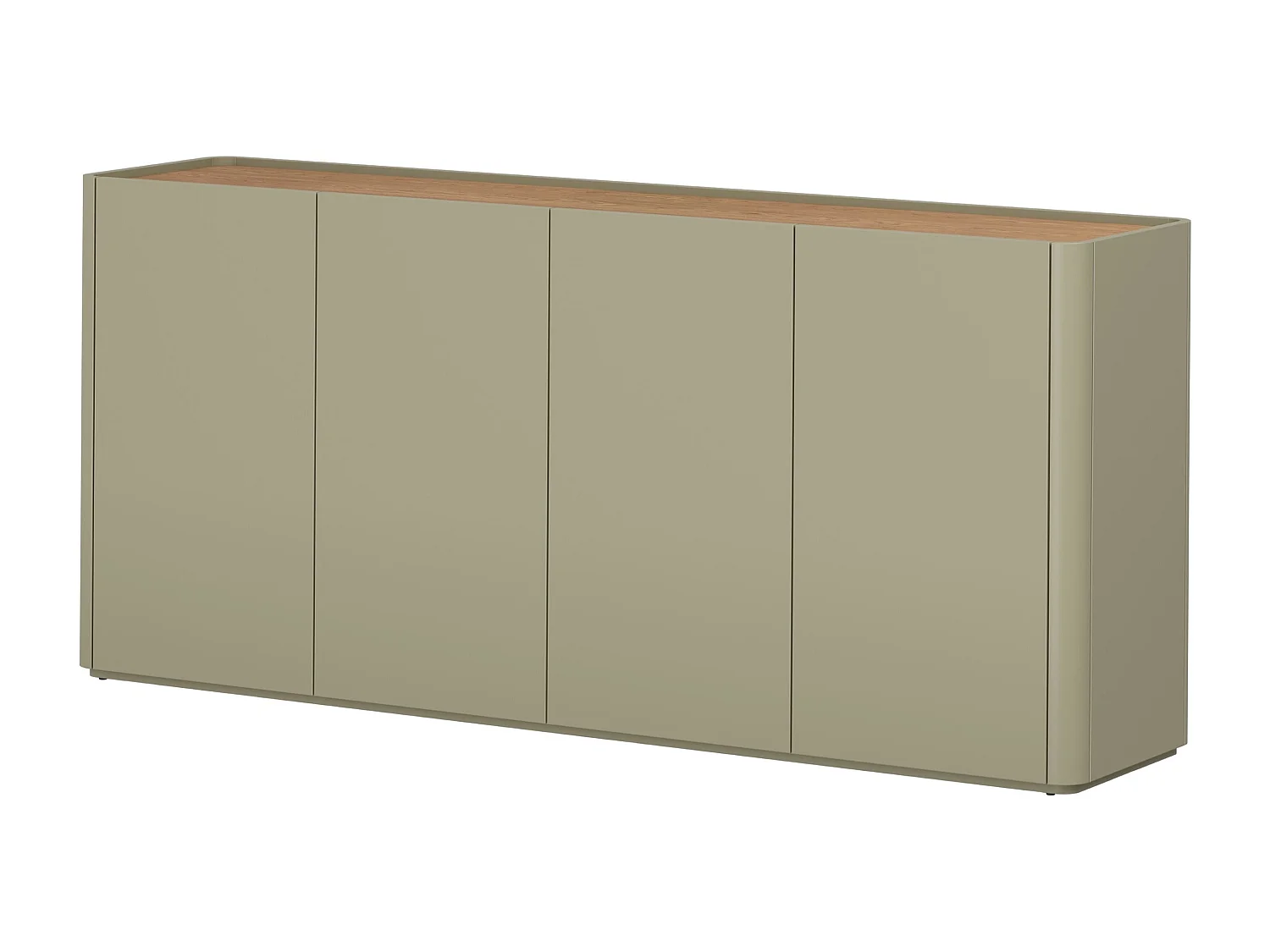 Elivo dressoir met 4 deuren, 48x200 cm