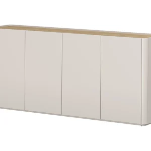 Elivo dressoir met 4 deuren, 48×200 cm