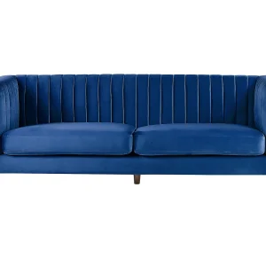 Driezitsbank fluweel marineblauw ARVIKA Driezitsbank fluweel marineblauw ARVIKA