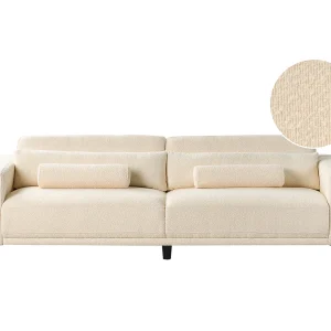 Driezitsbank bouclé off-white ANGE Driezitsbank bouclé off-white ANGE
