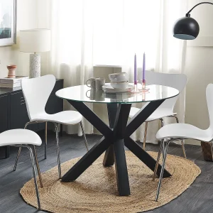 Eettafel OTIUM Zwart 100 cm 100 cm Eettafel OTIUM Zwart 100 cm 100 cm