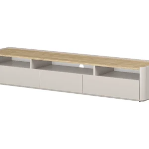 Dubbele tv met één deur en twee planken. Dubbele tv met één deur en twee planken.