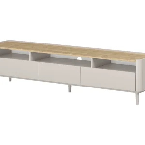 Dubbele tv met één deur en twee planken. Dubbele tv met één deur en twee planken.