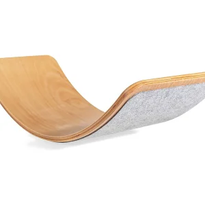 Gebogen plank bruin 20x30x62cm