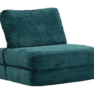 Faster Teal compacte moderne design fauteuil met bed Faster Teal compacte moderne design fauteuil met bed