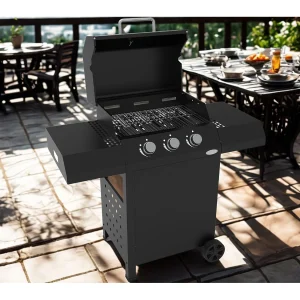 Gasbarbecue CAZORLA BLACK – 3 branders Gasbarbecue CAZORLA BLACK – 3 branders