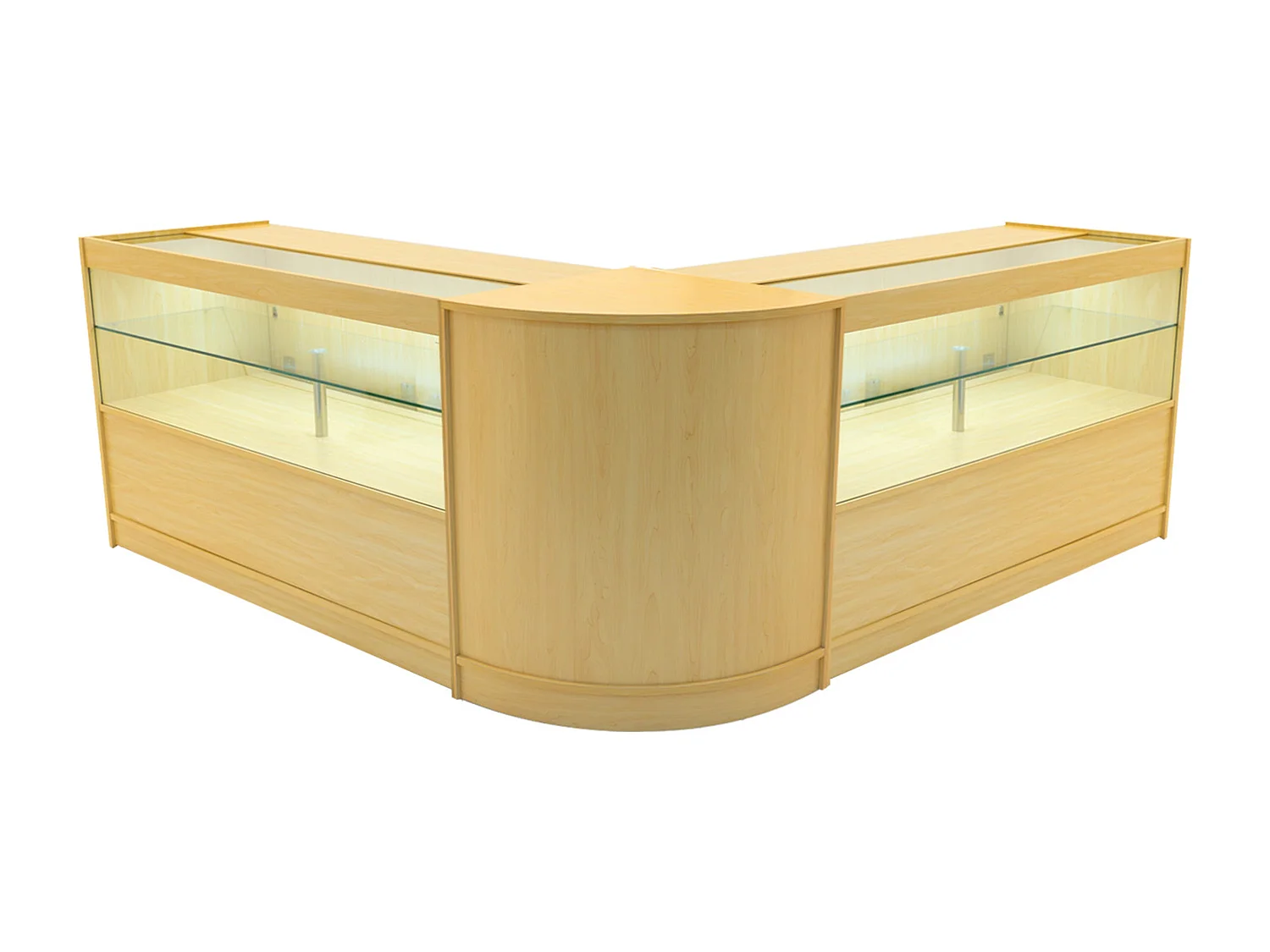 Selene LED Winkel Toonbank Set CM60 & 2 x C1500 - Esdoorn
