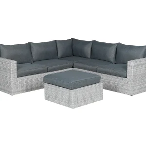 Garden Impressions Bruno loungeset 4-delig – vintage grijs Garden Impressions Bruno loungeset 4-delig – vintage grijs