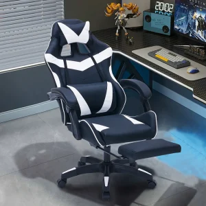 Ergonomische Kantelbare Gaming Bureaustoel Zwart en Wit – Comfortabel en Stijlvol Ergonomische Kantelbare Gaming Bureaustoel Zwart en Wit – Comfortabel en Stijlvol