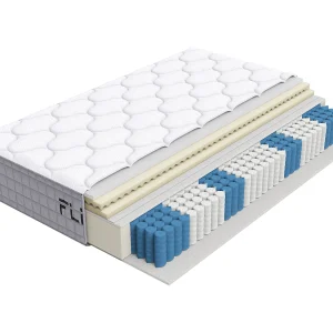 Ergonomisch 7-zone binnenveringmatras – 140 x 200 cm – 25 cm hoog – schuim + veren – wit Ergonomisch 7-zone binnenveringmatras – 140 x 200 cm – 25 cm hoog – schuim + veren – wit