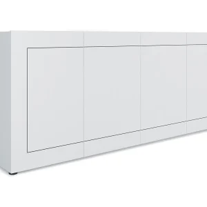 Dressoir 4 deuren 200x40x83,5 cm Elios glanzende wit Dressoir 4 deuren 200x40x83,5 cm Elios glanzende wit