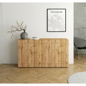 Dressoir 3 deuren 150x40x83,5 cm Elios natuur eiken Dressoir 3 deuren 150x40x83,5 cm Elios natuur eiken