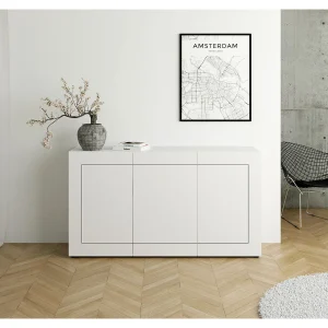 Dressoir 3 deuren 150x40x83,5 cm Elios glanzende wit Dressoir 3 deuren 150x40x83,5 cm Elios glanzende wit
