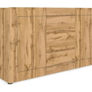 Dressoir 2 deuren/3 lades 150x40x83,5 cm Elios natuur eiken Dressoir 2 deuren/3 lades 150x40x83,5 cm Elios natuur eiken
