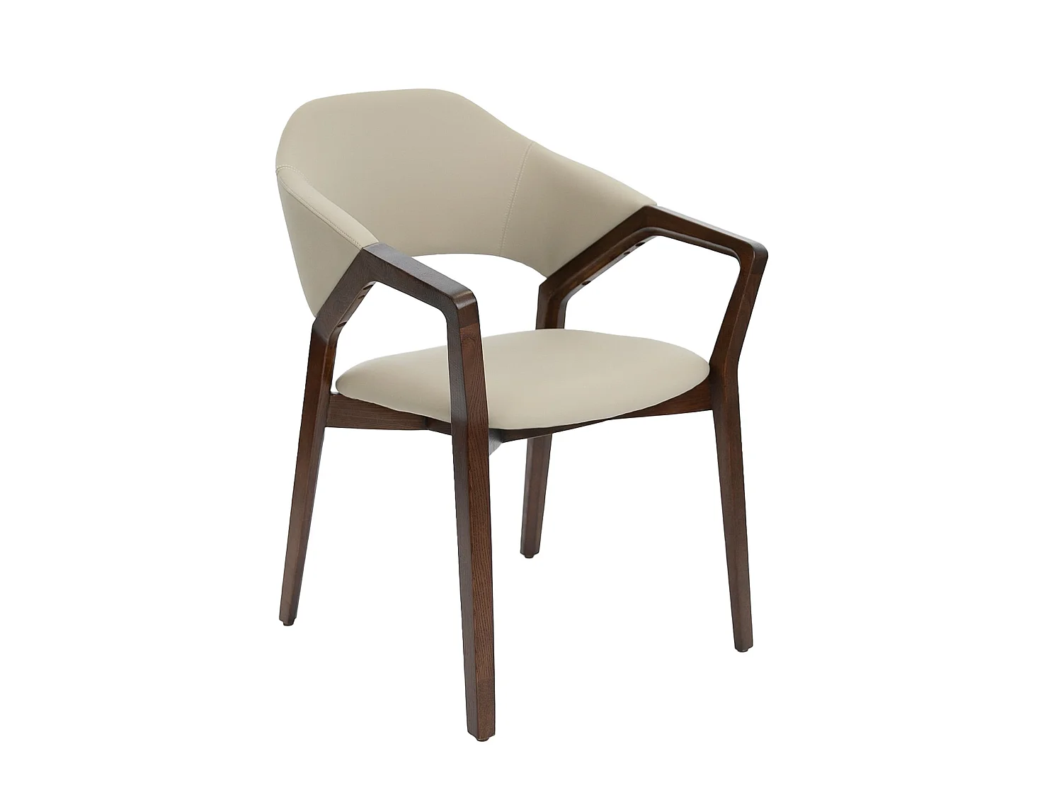 Eetkamerstoel met walnotenhouten frame 4068 ANGEL CERDA
