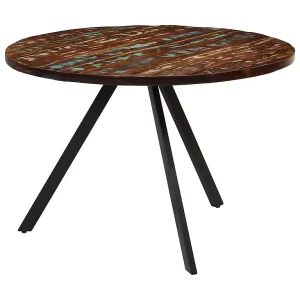 Eettafel 110×75 cm massief gerecycled hout Eettafel 110×75 cm massief gerecycled hout
