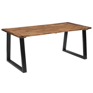 Eettafel 180x90cm massief acaciahout Eettafel 180x90cm massief acaciahout