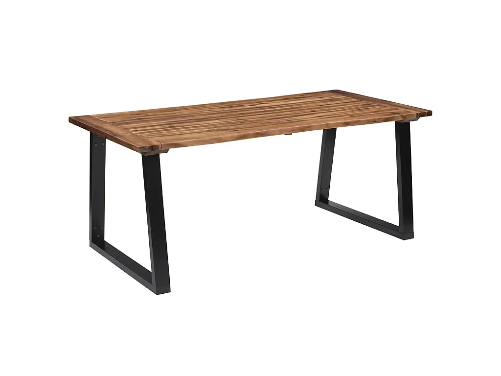 Eettafel 180x90cm massief acaciahout