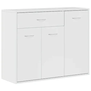 Dressoir 88x30x70 cm bewerkt hout hoogglans wit Dressoir 88x30x70 cm bewerkt hout hoogglans wit