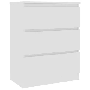 Dressoir 60x35x76 cm bewerkt hout wit Dressoir 60x35x76 cm bewerkt hout wit